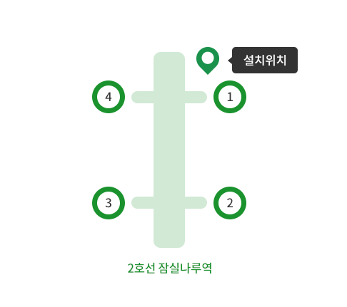 잠실나루역 스마트 도서관 도면