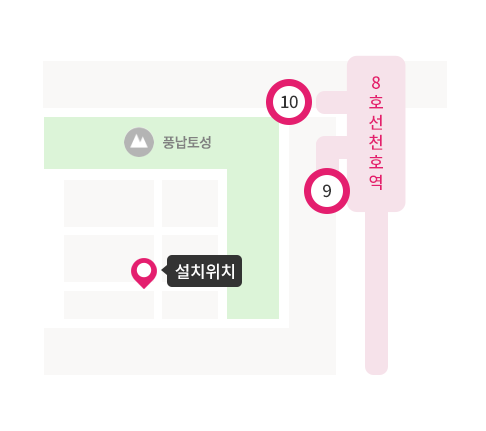 풍납동 스마트도서관 도면